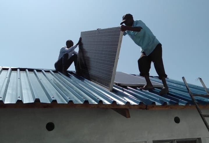 installation of solar panels2